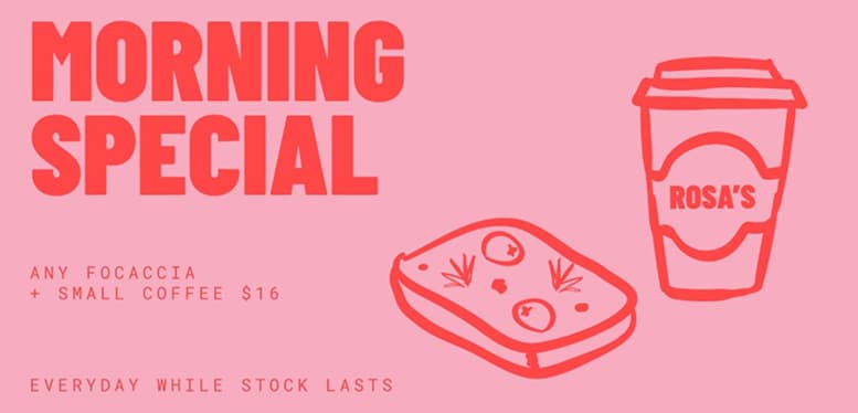 Morning Special at Rosa’s